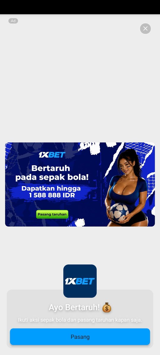 itssugagf_'s tweet photo. Jujur, lama-lama muak juga ngelihatin iklan judol atau slot seliweran. Padahal cuma aplikasi chat ai. Gimana ya cara blokit iklan slot? https://t.co/gS4nzTQCes