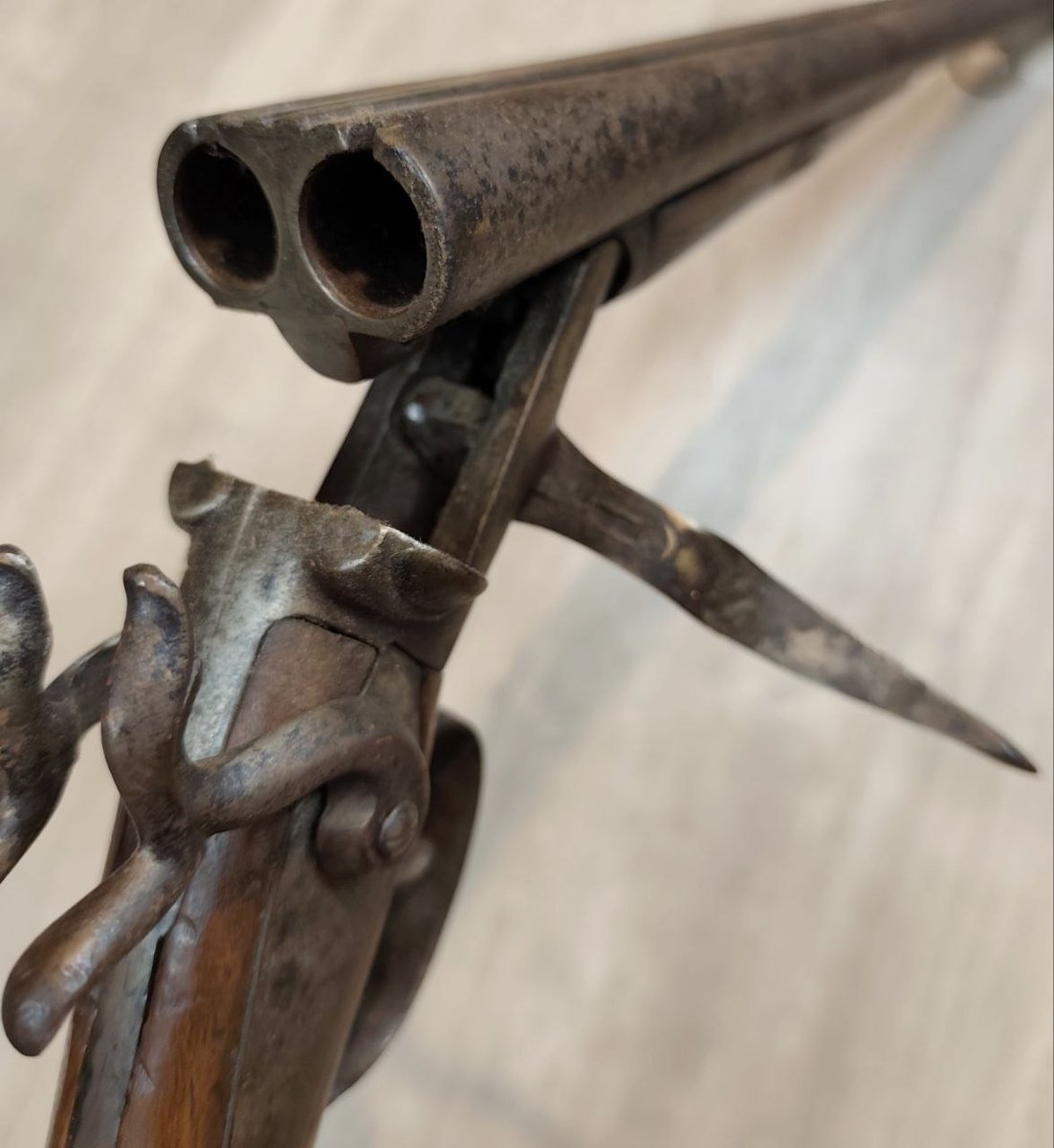 Tir_Navarre's tweet photo. Fusil juxtaposé à broches - Calibre 16 à broches - Canons 63cm

Vente libre

Occasion pour collection
Pas en état de tir dans son état actuel

https://t.co/hlAAFKCzgU

#CommanderieDeNavarre #DeusVult #Armurerie #ArmesOccasion #Collection https://t.co/lH2VPLYTl2