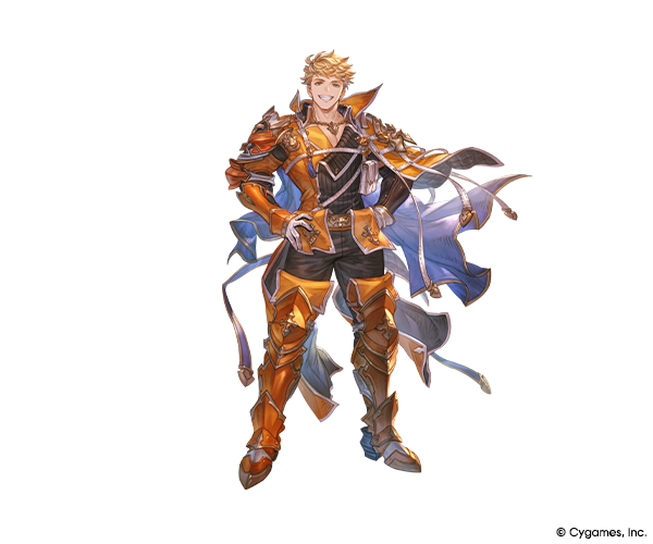 granblue_en's tweet photo. Lancelot, Vane, Siegfried, and Maleagant are here, showing off some new story art for Vane and Siegfried in their Grand outfits

(4/8) https://t.co/HQfvfM8JwQ