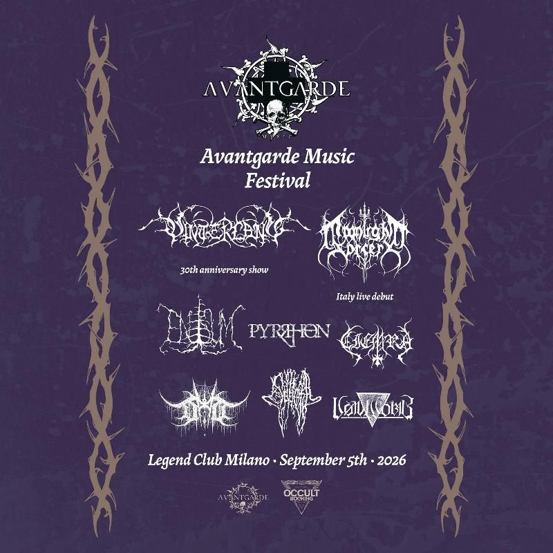 METALWAVEItaly's tweet photo. AVANTGARDE MUSIC FESTIVAL 2026: aggiornamento sulla location in vista del 5 settembre #metalwave #AVANTGARDEMUSICFESTIVAL #LegendClub #VINTERLAND #MOONLIGHTSORCERY https://t.co/41X0TBWEhI