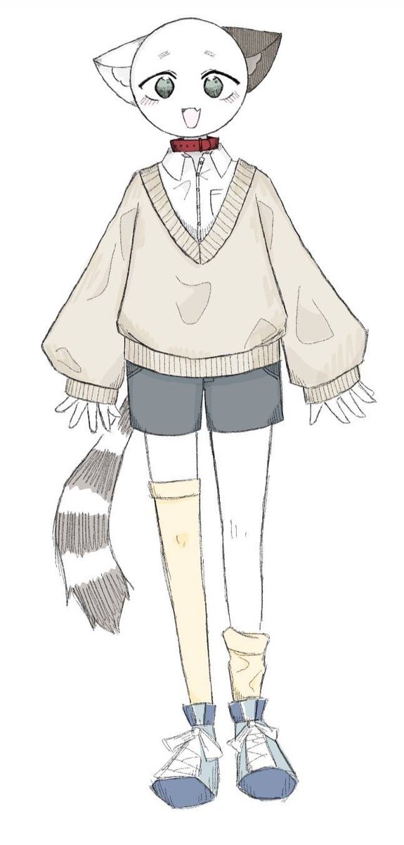 tansanumauma's tweet photo. ちなみに今回描いたお二人はどちらも友人宅（さんふらわーちゃんち）の子です…！
もらった元絵のっけときますね… https://t.co/SCWiljgi4H