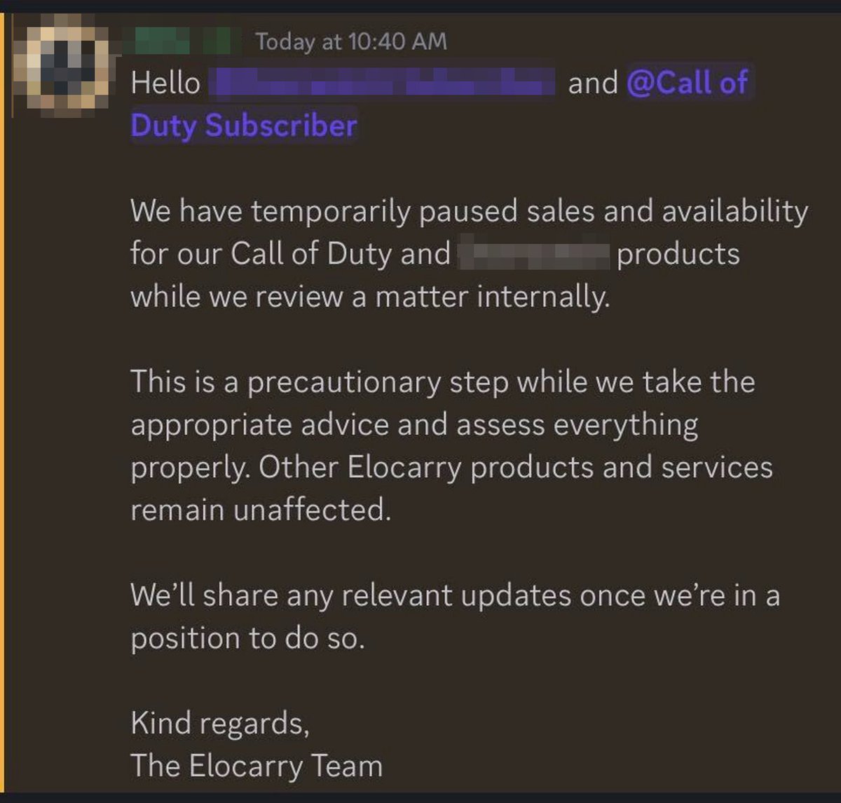 CallofDuty's tweet photo. This work allows us to go after the people and businesses behind cheating products and disrupt the ecosystem that profits from them.

It's another way we're working to make cheating harder - not just for the people using cheats, but for the people building and selling them. https://t.co/cpiDBOSdRl