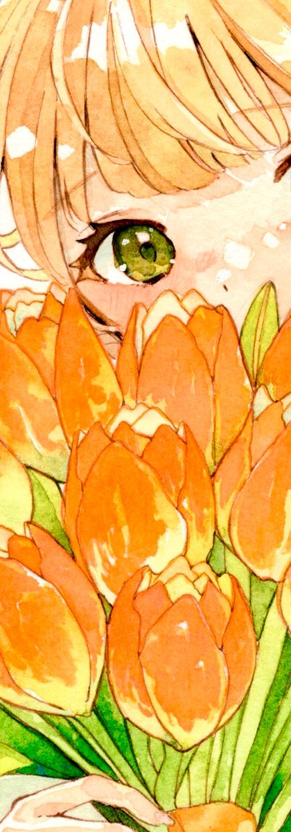 mugi_sketch's tweet photo. 🧡 tulip 🧡 https://t.co/ejGKHEfh4P