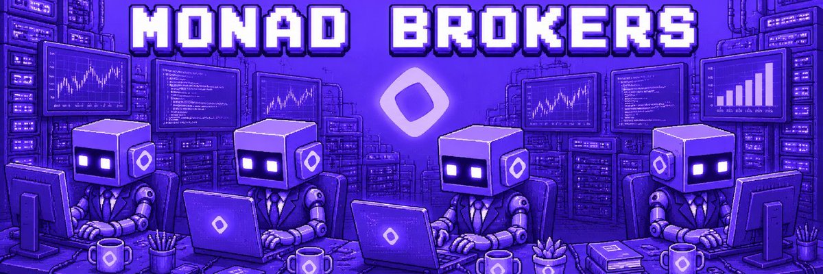 Monad_Brokers's tweet photo. brokers on @monad 

 first 100 wallet free mint https://t.co/fGMUOId6nV