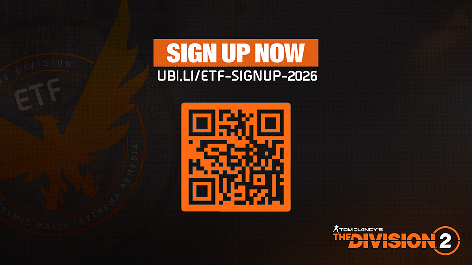 TheDivisionGame's tweet photo. We’re looking for more Agents to join the Elite Task Force!

ETF is our player advocacy program, where members help us test upcoming content, share feedback, and bring the community perspective into our discussions.

Interested? Apply here ➡️ https://t.co/qbmCtLHsu4

Applications are open until Monday, August 31, 9 AM CEST / 12 AM PT.