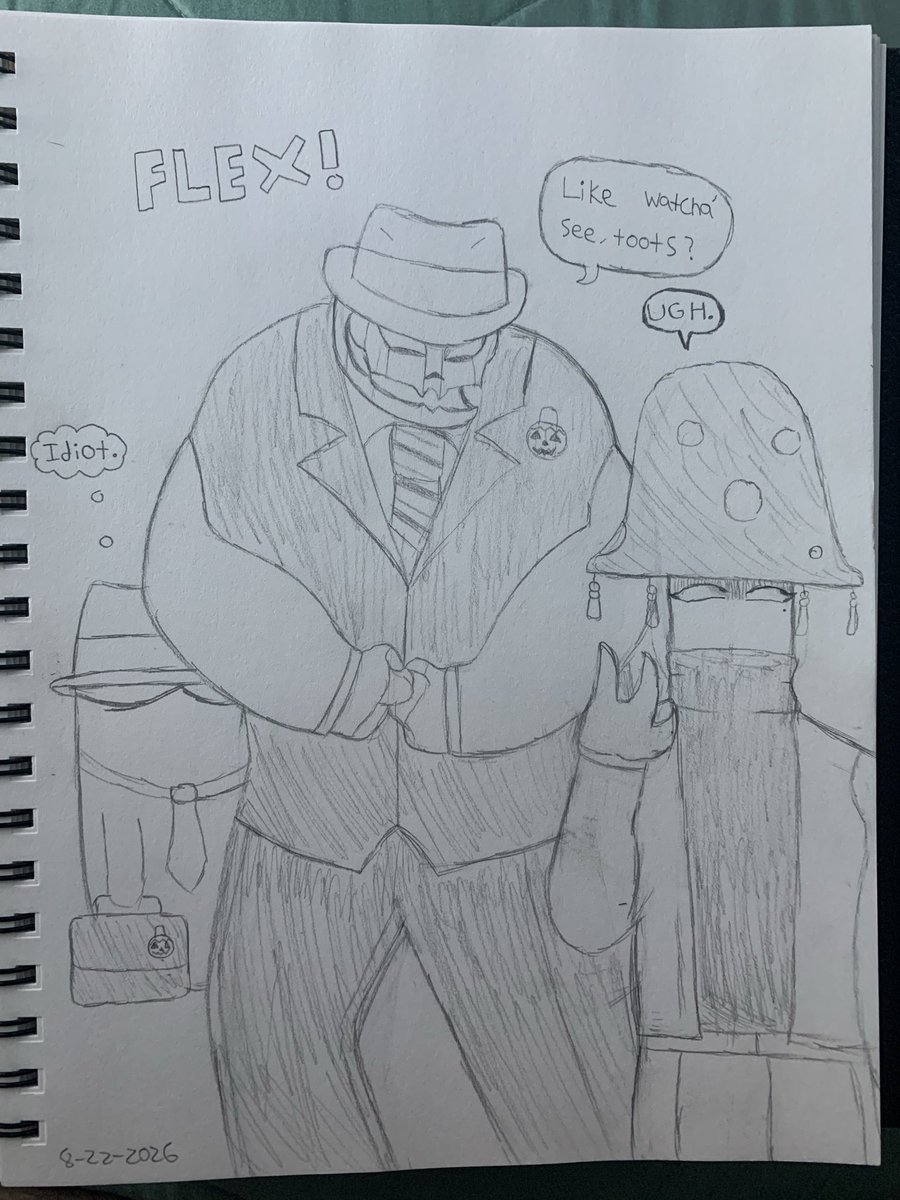 HighTierArtGuy's tweet photo. Background characters 
#oc #ocart #sketch https://t.co/SHWQb9iDQ2