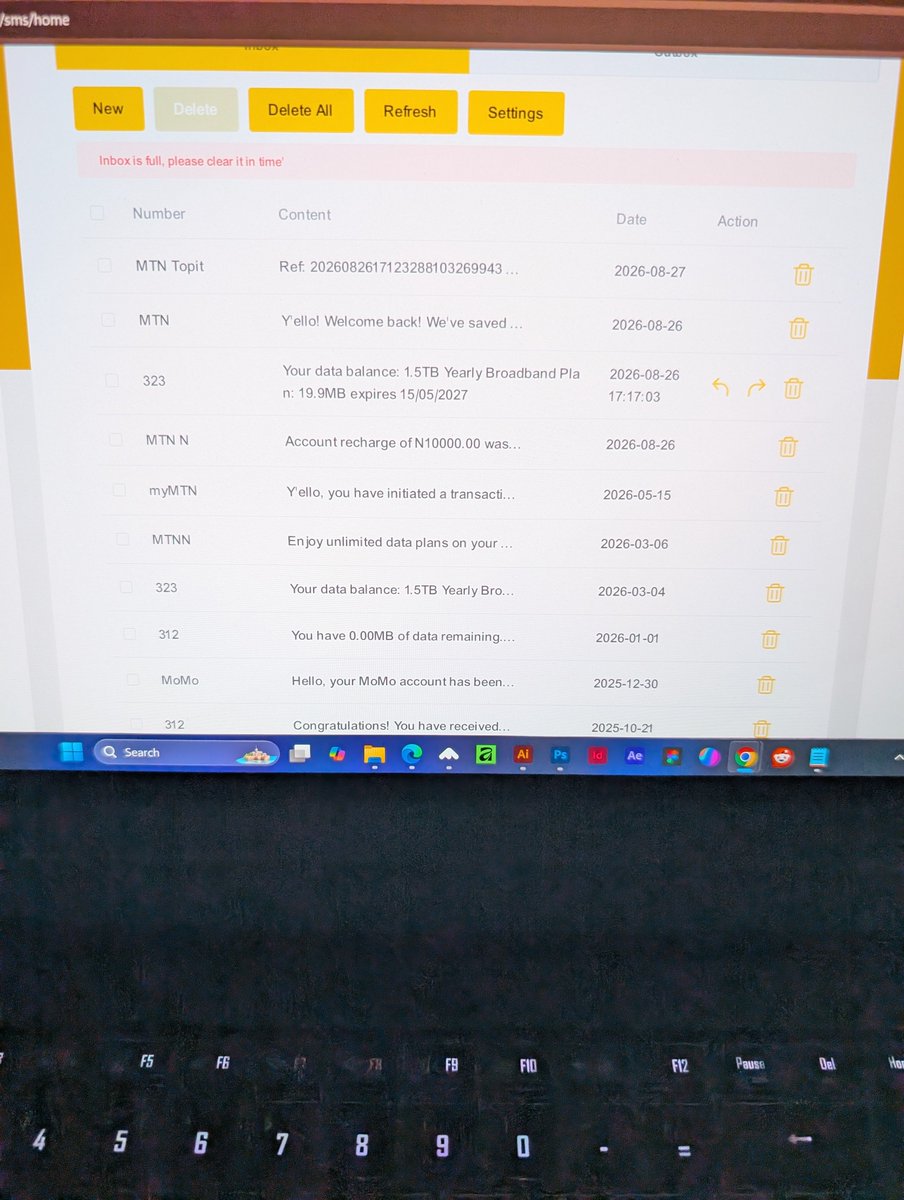 _iamkenn's tweet photo. @MTNNG Could you explain how I exhausted 1.5 terabyte within 3 months.

The last time it was 5 months, now it's 3 months. I need a breakdown on how this happened, because there's no way I could exhaust 1500 gigabyte within 3 months when I didn't do anything drastic. https://t.co/l5lbeWgrmI