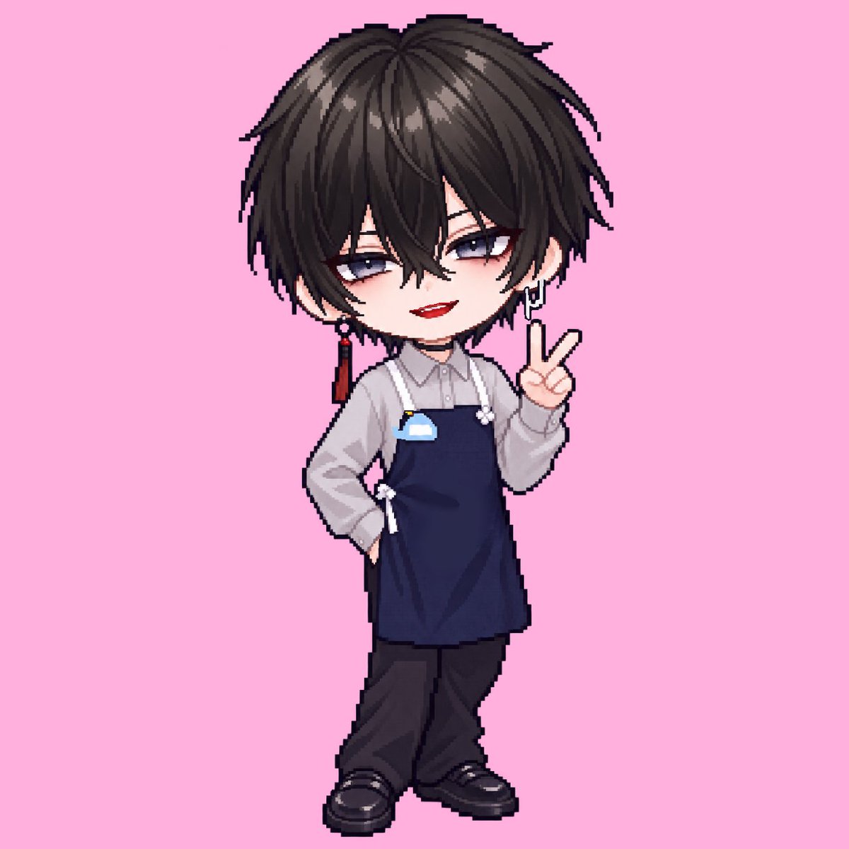 nori05_VRC's tweet photo. #Caféくらんべりー の人達のドット絵
心が綺麗な人には誰か判別できます https://t.co/a4w6vwIQ0t
