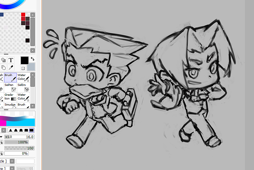 smallcravat's tweet photo. chibis wip https://t.co/CoIEUDWNnZ