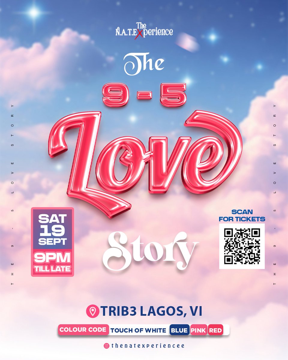 NATExperiencee's tweet photo. Lovers, Single Pringles, and Everyone in between—This is the room you need to be in. 

The 9-5 Love Story ( An RnB Sing Along Party )

Sat. September 19th | 9pm till late 

🎫: https://t.co/C5bzrVa0qt

#9to5lovestory 
#singlepringle 
#lovers 
#thenatexperiencee https://t.co/b1wZGClyDy