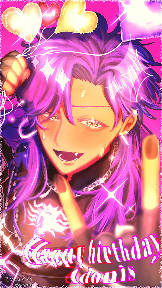 Karo_pkmn's tweet photo. 💜𝐇𝐚𝐩𝐩𝐲 𝐁𝐢𝐫𝐭𝐡𝐝𝐚𝐲💜

#乙狩アドニス誕生祭2026
#乙狩アドニス生誕祭2026 https://t.co/SByhYIVQlK