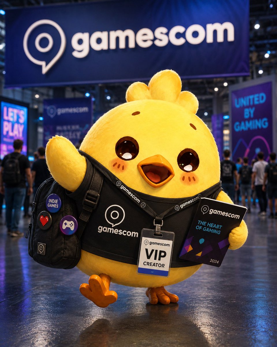 CasualBrothers's tweet photo. FIND MARUPOYO AT GAMESCOM! 🐥🎮  
📍 GAMES FROM SPAIN
INDIE HALL ZONE
STAND F40–F057  
COME AND PLAY! https://t.co/5mxGTNQICO