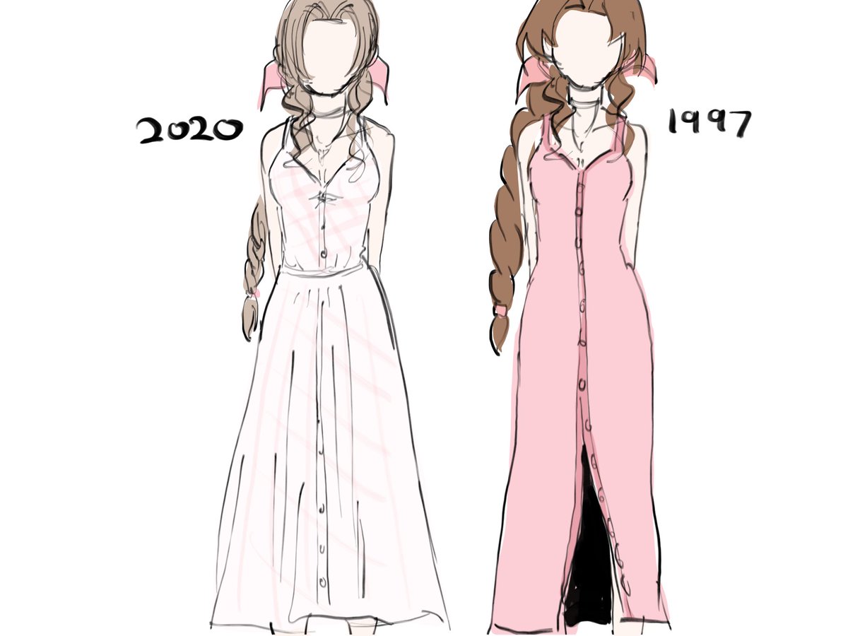 Wanavie_tt's tweet photo. I do miss her old dress #aerithgainsborough https://t.co/zndLBNZkeY