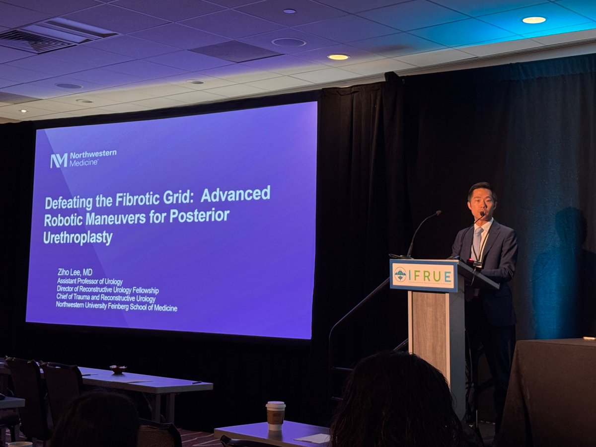 IFRUEUrol's tweet photo. When fibrosis changes the anatomy, reconstruction demands another level of strategy 🤖

Dr. Ziho Lee @ZLeeGU takes on advanced robotic maneuvers for posterior urethroplasty,
sharing how technology and reconstructive expertise can help navigate the most challenging
cases

Defeating the Fibrotic Grid through 
Improved Visualization, BMG, Flaps,  

#IFRUE2026 #RoboticSurgery #Urethroplast