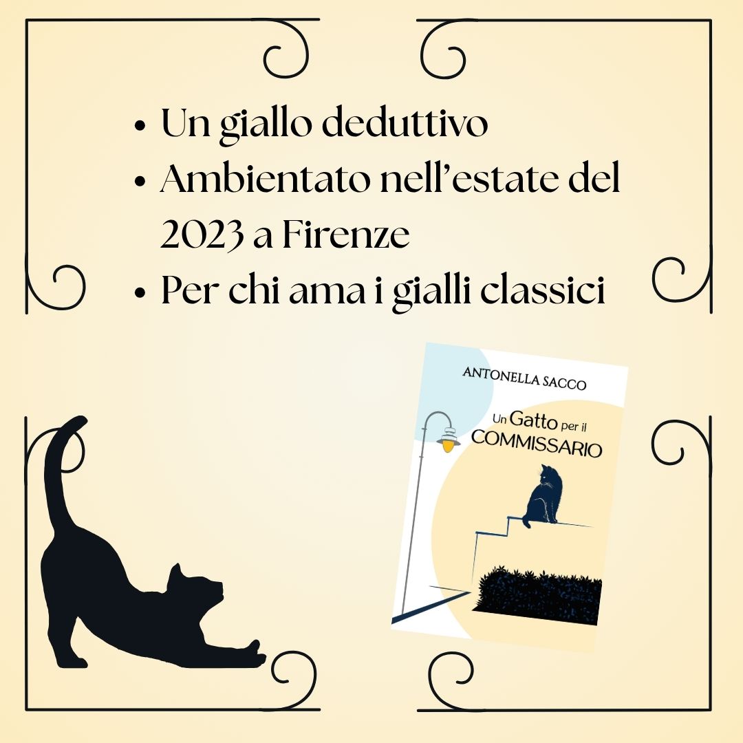 AntSaccoWriter's tweet photo. Un gatto per il commissario
#libro #book
#ebook #kindleunlimited
#giallo #gialloclassico
ambientato a #Firenze
https://t.co/kam7Tlybcg #Amazon via @Amazon https://t.co/J2RhhWtu0G