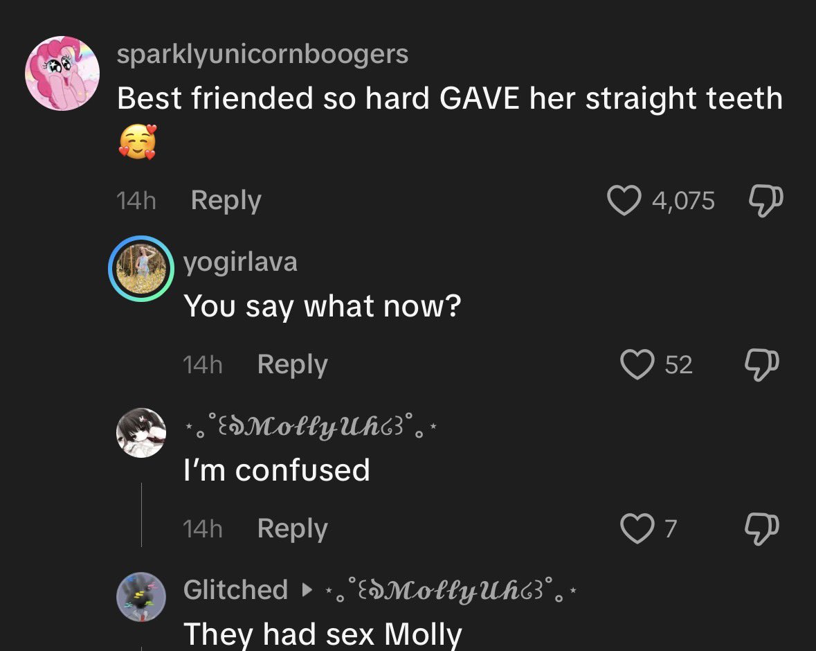 hollythemoth's tweet photo. I love TikTok sometimes https://t.co/rnjWA6ZXwl