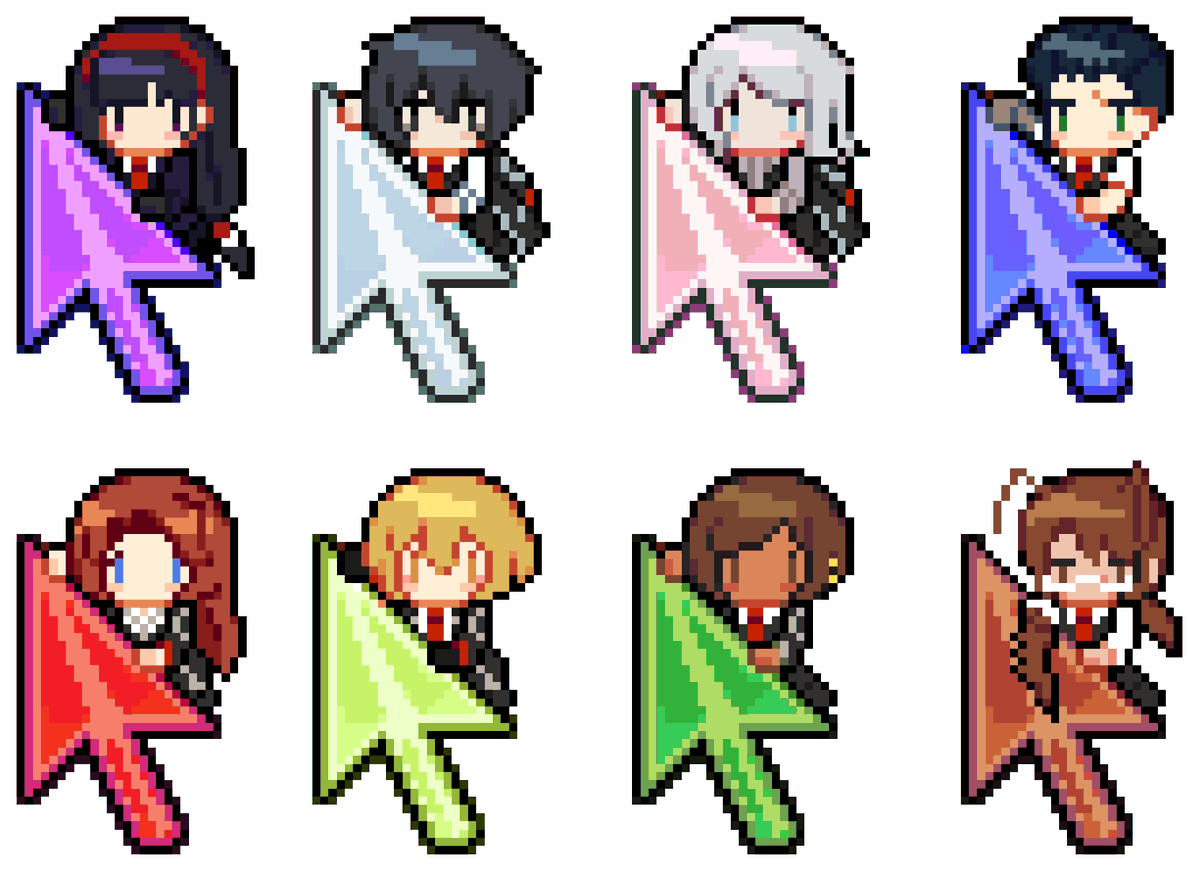 squiddyswimming's tweet photo. hello everyone!! I made more #limbuscompany cursors! get them all here for free: https://t.co/FXD9RqyDH4 https://t.co/tucjaFZoVt