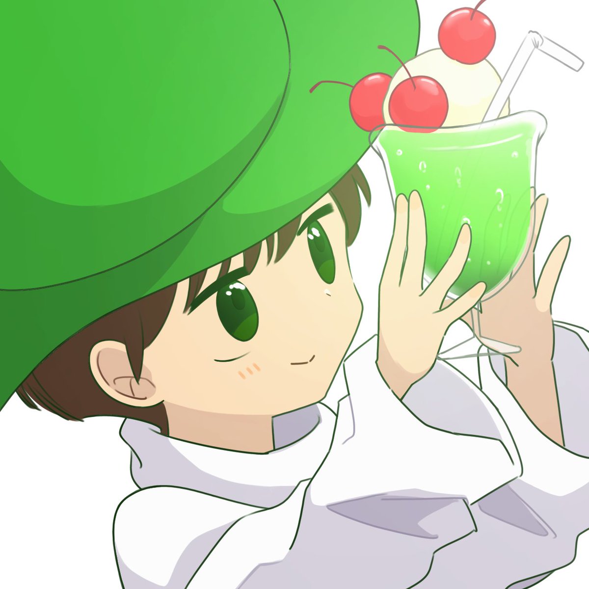 mongezra's tweet photo. 昨年まで絵を投稿していたアカウントは消してしまったので再投稿みどりくん https://t.co/XPyWjN1lI0