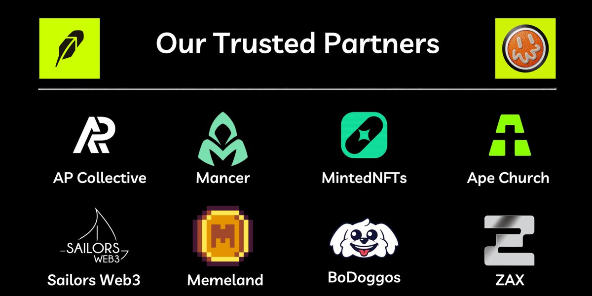 shareHOODLers's tweet photo. 🤝 The Alliance Announcement

The shareholder circle is expanding. 💼📈
The trading pit is about to explode soon. 🔥🔊

A massive shoutout to our elite Collab Manager @jayjaynft4 for locking in the absolute best Web3 communities to onboard into @shareHOODlers!

We are officially welcoming our strategic launch partners to the network:

🔹 @apcollective 
🔹 @MancerXYZ 
🔹 @MintedNFTs 
🔹 @apechurch 
🔹 @sailorsweb3 
🔹 @Memeland 
🔹 @bodoggos 
🔹 @MancerXYZ 
🔹 @ZaxWeb3 

No dilution. Pure alignment. These communities understand the vision of what we are building — an asset-backed collective on @RobinhoodCrypto . 👀🏛️🟢

The opening bell is approaching.
Sync your terminals. 🔔

Be early, or be too late.
Don’t say we didn’t warn you.