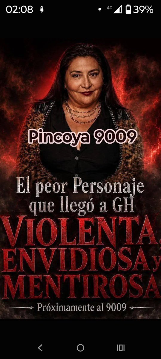 claudiaf70's tweet photo. SOS AGRESIVA SOS UNA PERSONA VIOLENTA TRAISIONERA TE UNISTES A LA PERSONA 🐍 MAS NEFASTA DE LA CASA 
GRITOS EMPUJONES ESCUPITAJOS INSULTOS 
AMENAZAS DESQUISIADA 
TODO ESTO SOS 
PINCOYA AL 9009 https://t.co/Bc4nwKw67x