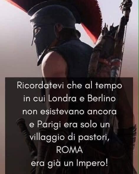 ChiarelloManlio's tweet photo. GIUSTO PER RICORDARLO A QUELLI CHE IN EUROPA SI RITENGONO "CHISSA' CHI"...
VI SIETE EVOLUTI GRAZIE ALLA CIVILTA' ITALO-ROMANICA CHE VI HA FATTO CRESCERE ED INSEGNATO COME USCIRE DALLE CAVERNE E DALLE TENDE...ECCO PERCHE' NON CI SOPPORTATE...
VE BRUCIA ER "KIUL" DOVERLO AMMETTERE. https://t.co/pAVcwlq3np