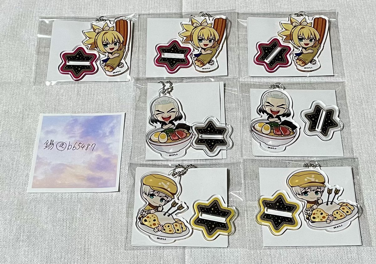 b65487's tweet photo. 【交換/譲渡】Dr.STONE ドクスト AMOCAFE アモカフェ ミニキャラアクリルスタンドキーホルダー アクキー

【譲】コハク 右京 白夜 SAI

【求】同種千空> 同種スタンリー>定価(+送料)

＊譲渡の場合まとめての方優先

池袋手渡し(9/1 or 9/2)or郵送 https://t.co/h2NupfkJHT