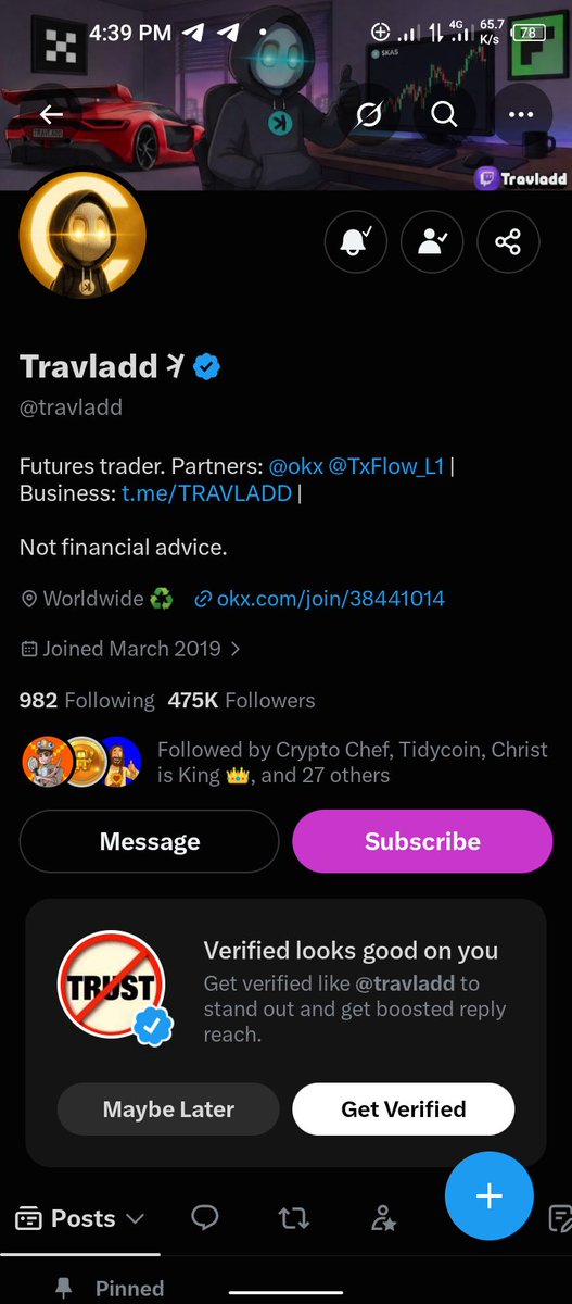 SIRTRUST16's tweet photo. @travladd @DopamineFeenFr1 Done Sir https://t.co/nt3aslmit7