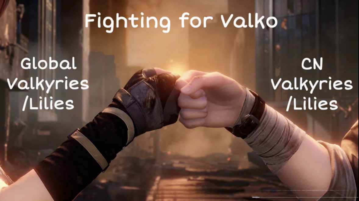 taschibunny's tweet photo. Valkyries/Lilies are a team around the world ♡

We'll fight until our little wolf will be back 🐺🤍

#BringValkoBack #全世界都爱敖尹 
#ValkoIsLoved #ValkoIsValued 🐾 https://t.co/YoUyupzsmv