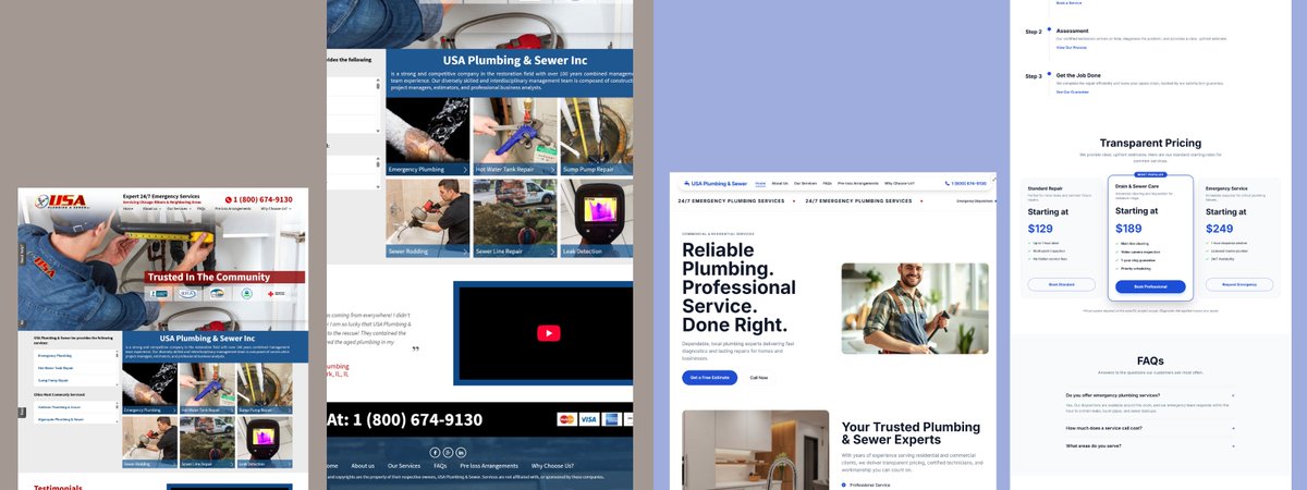 samilsadman54's tweet photo. I redesigned this plumbing website with a modern, professional, and conversion-focused approach
Hire me : https://t.co/qt5Gh8UTrj
#WebDesign #WebsiteRedesign #WebDeveloper #PlumbingWebsite #Portfolio
@memes_only_part @elgermerlo https://t.co/MfU8e60OZq