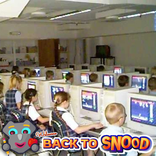 snood's tweet photo. Happy Back to Snood season! Complete your classwork and you get to play Snood on the Apple School Computer. (BTW, this a real photo from our archives!)
#SnoodGames #BackToSchool #Apple #ComputerLab #NotAI https://t.co/lC4UBIj5Zw