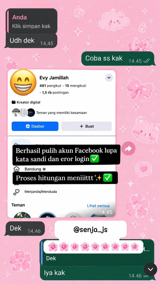 solvace's tweet photo. Assalamualaikum All🙏🏻
OPEN YA🧑🏻‍💻

🌈JASA HAPUS AKUN
🌈JASA PULIHKAN &amp; BALIKIN AKUN LUPA PASWORD/KE HACK
🌈JASA LACAK LOKASI
🌈JASA SADAP WA
🌈JASA LACAK HP HILANG BY NO HP/IMEI/AKUN
🌈JASA HACK/PEMULIHAN AKUN (EMAIL,IG,WA, X , FB,TIKTOK)
#zonauang 
#zonauangㅤ 
WA DI BIO YA ALL🤗 https://t.co/lCLiqQT0Ny