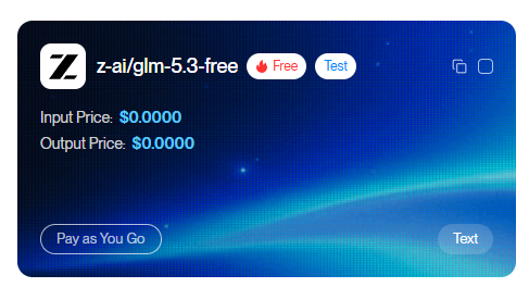 qilua02's tweet photo. Another GLM 5.3 is FCKING FREE on TokenRouter 💀🔥

Grab your API key and plug it into your favorite agent harness

Claim your key here: https://t.co/ul7L3zY3Nd

My posts are all about free AI tokens, follow for more drops 🗿 https://t.co/y8ZmcdLcAV