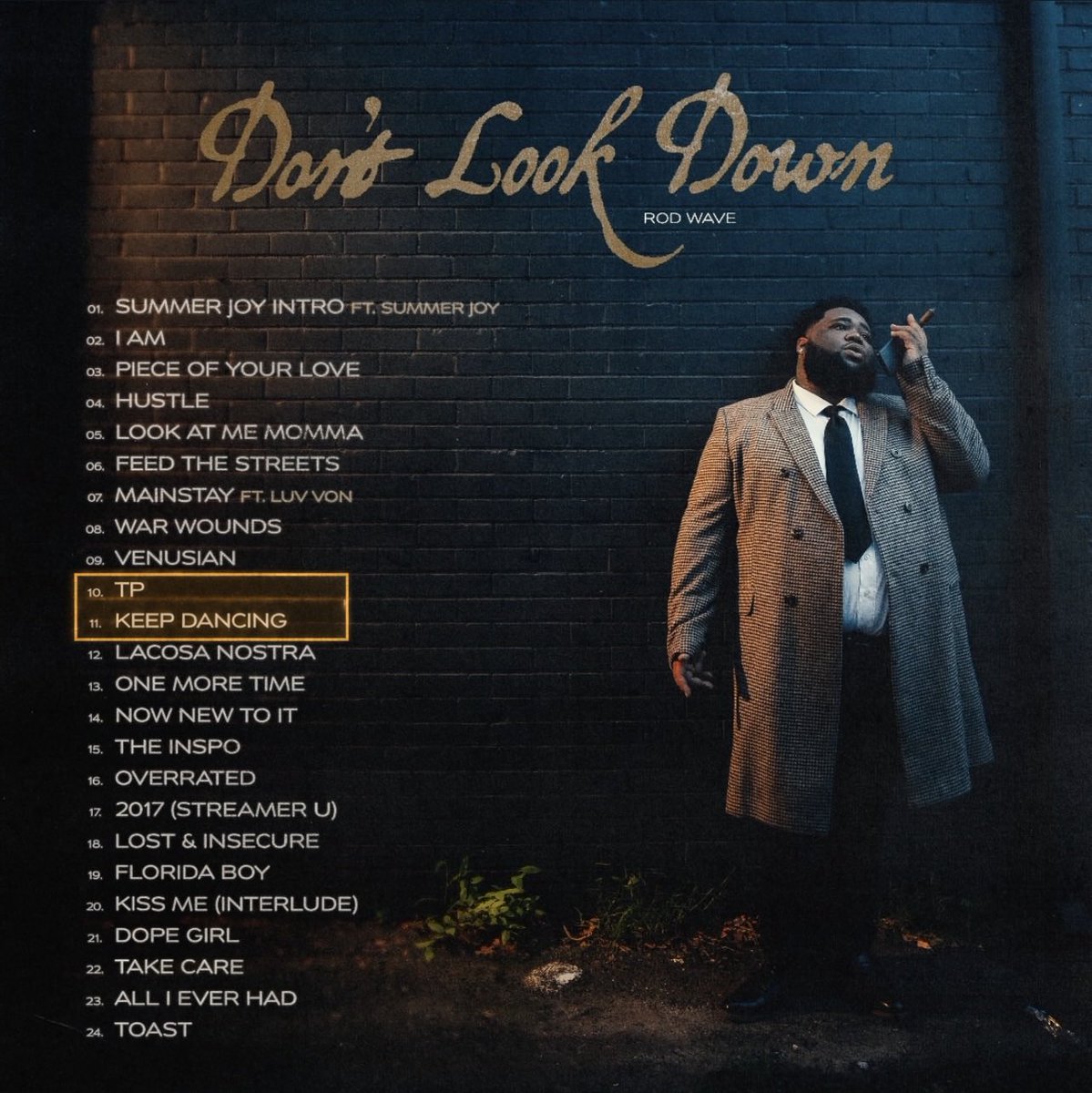gucceo's tweet photo. Produced 2 songs, #10 “TP” &amp; #11 “Keep Dancing” 🏆🤎

Forever thankful for those who believed in me &amp; trusted my sound in order to make this happen.

@rodwave “Don’t Look Down” ALBUM OUT NOW! Ⓜ️🥂 

#rodwave #dontlookdown #tp #keepdancing https://t.co/UBPD1jOVLE
