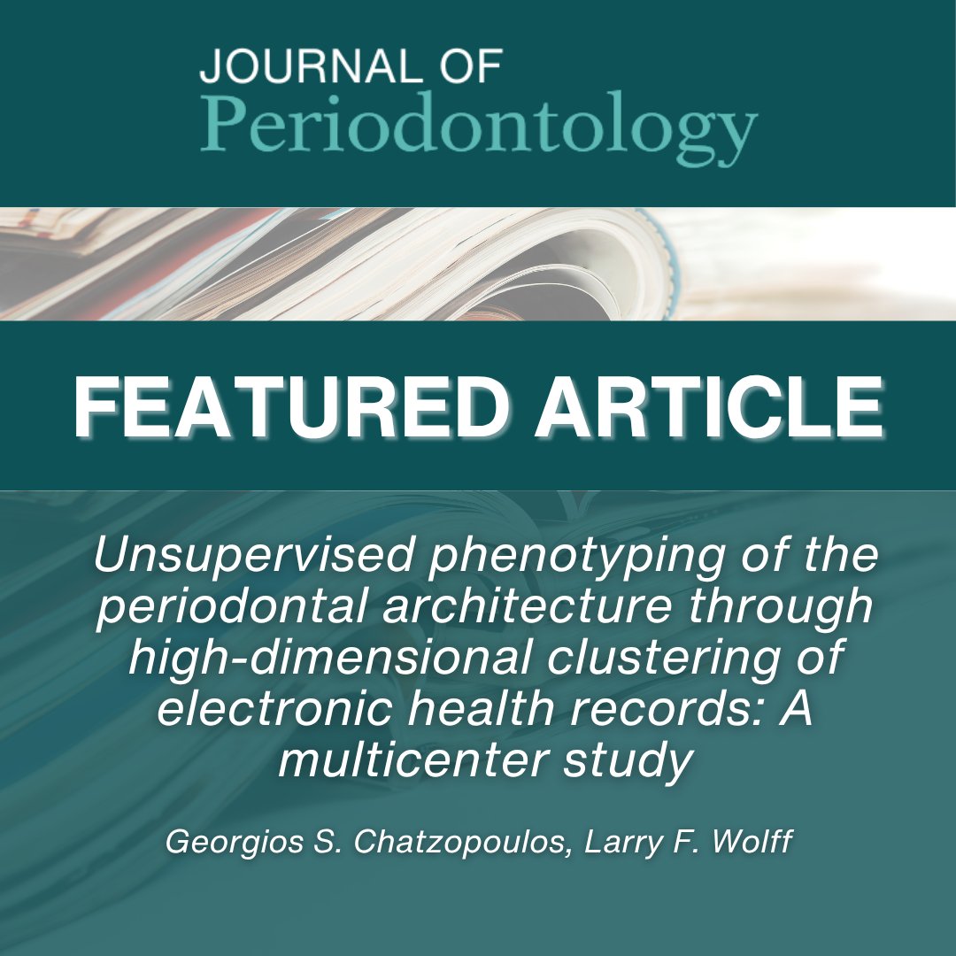 AAPerioJournals's tweet photo. Read this article from the August Issue. Read it here: https://t.co/MYORBjxYjd https://t.co/USMlFhHo7A