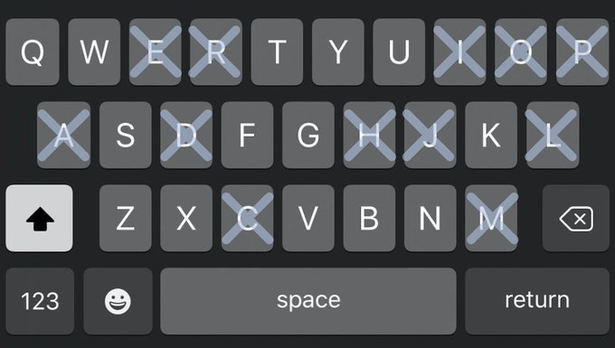 Yoshe_VT's tweet photo. What is your new name without these letters? https://t.co/gf9I79CLj0