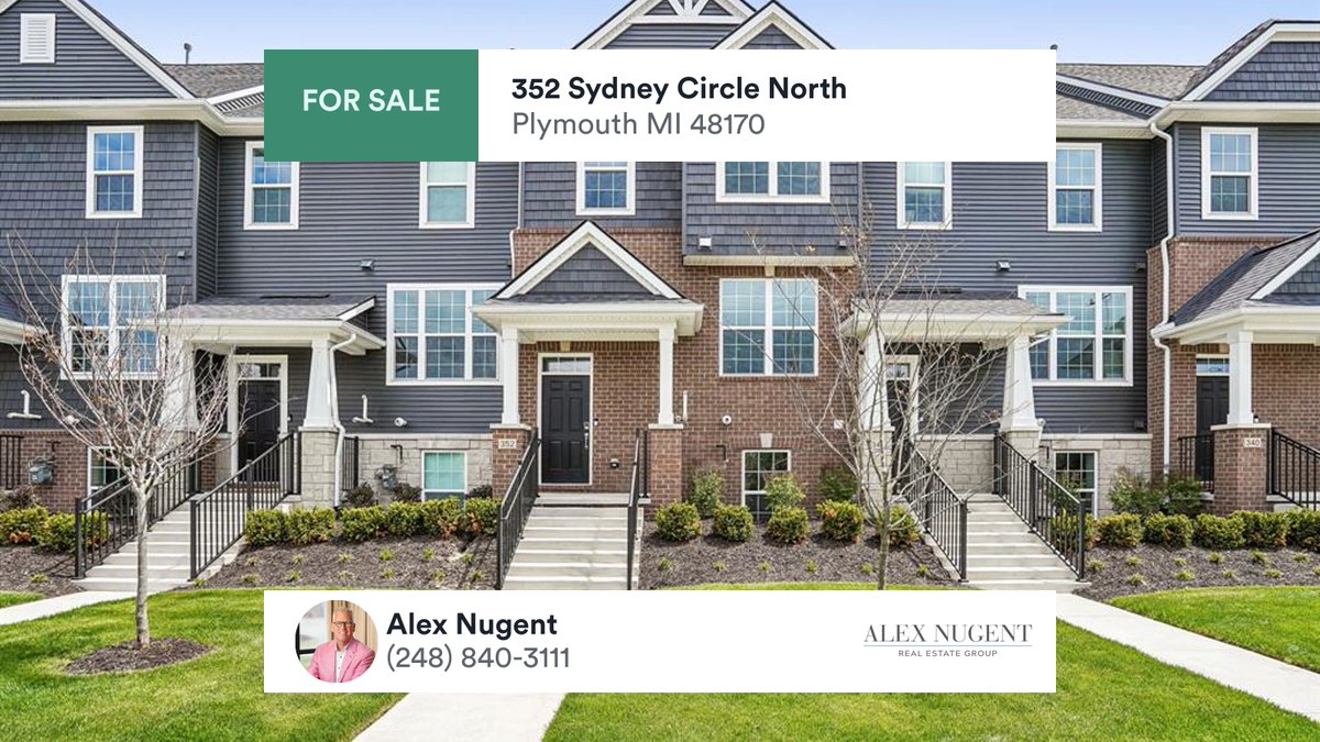 NugentAlex's tweet photo. 🛌 4 🛀 4 🚘 2
📍 352 Sydney Circle North, Plymouth, MI, 48170

My latest listing on RateMyAgent.
Real Estate 278515
https://t.co/RQYizlI7dl

...
#ratemyagent #realestate https://t.co/ffUmO6D8vR