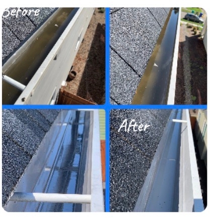 SoftwashPdx's tweet photo. Beaverton, Portland &amp; surrounding areas: Clear gutters before fall rain. 30-day Gutter Cleaning Guarantee; 24-month roof &amp; 12-month house wash No Green Growth Guarantees; 100% Satisfaction Guarantee. Free quote! https://t.co/pQbp9Bk2hl