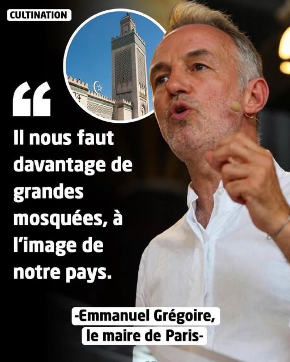 JefHugo99582's tweet photo. QUAND LA CONNERIE N’A PLUS DE LIMITE !!! 
LES SOCIALISTES PARISIENS VEULENT CONSTRUIRE PLUS DE MOSQUÉES .. https://t.co/eDdirkqJ1Q