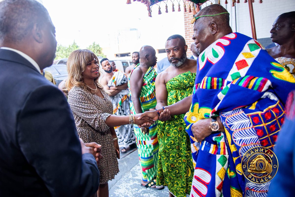 Asante_nation's tweet photo. Otumfuo Osei Tutu II, Asantehene, has facilitated an academic partnership between Kwame Nkrumah University of Science and Technology (KNUST) and Virginia State University (VSU) as part of his working visit to the United States.

The Memorandum of Understanding (MOU), signed on the VSU campus, provides a framework for the two universities to pursue shared goals through academic exchange, capacity building, and research partnerships.

#manhyiapalace
#TheAsanteNation