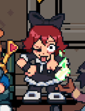 Kakuchopurei's tweet photo. Kim Pines' outfit in the Scott Pilgrim EX DLC is (sorta) based on her goth outfit in Scott Pilgrim Vol. 3. #scottpilgrim https://t.co/S0AbzmPqWn
