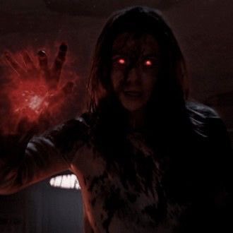 FroggyBakes's tweet photo. I’m not gonna let you guys forget how scary Wanda in Multiverse of Madness was while dream walking. This looks straight out of a horror film. https://t.co/lShISW0LtO