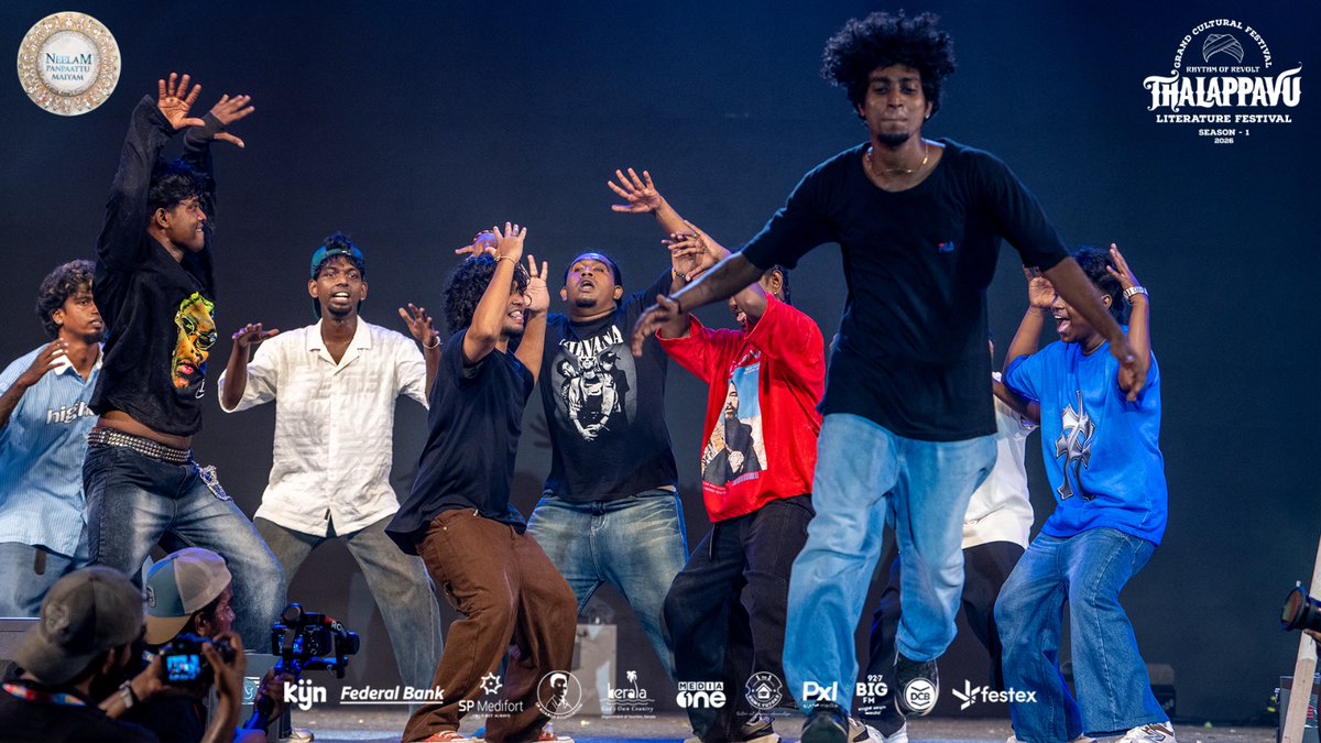 NeelamSocial's tweet photo. Dance Performance at Thalappavu 2026

@ranjithpa @neelamkeralam @neelam_culture

Photograph by @thewandering_hayathi

📅 August 27 &amp; 28, 2026
📍 Salvation Army Ground, Kowdiar, Thiruvananthapuram

#Thalappavu2026 #RhythmOfRevolt #Thalappavu #RapperArivu #TamilHipHop https://t.co/dlNg8JkO0R