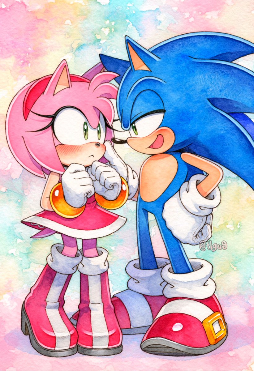 tlgu9's tweet photo. There is literally no limit to how cute they are!💙💗🤭

#sonamy https://t.co/QiAPlaqhGh