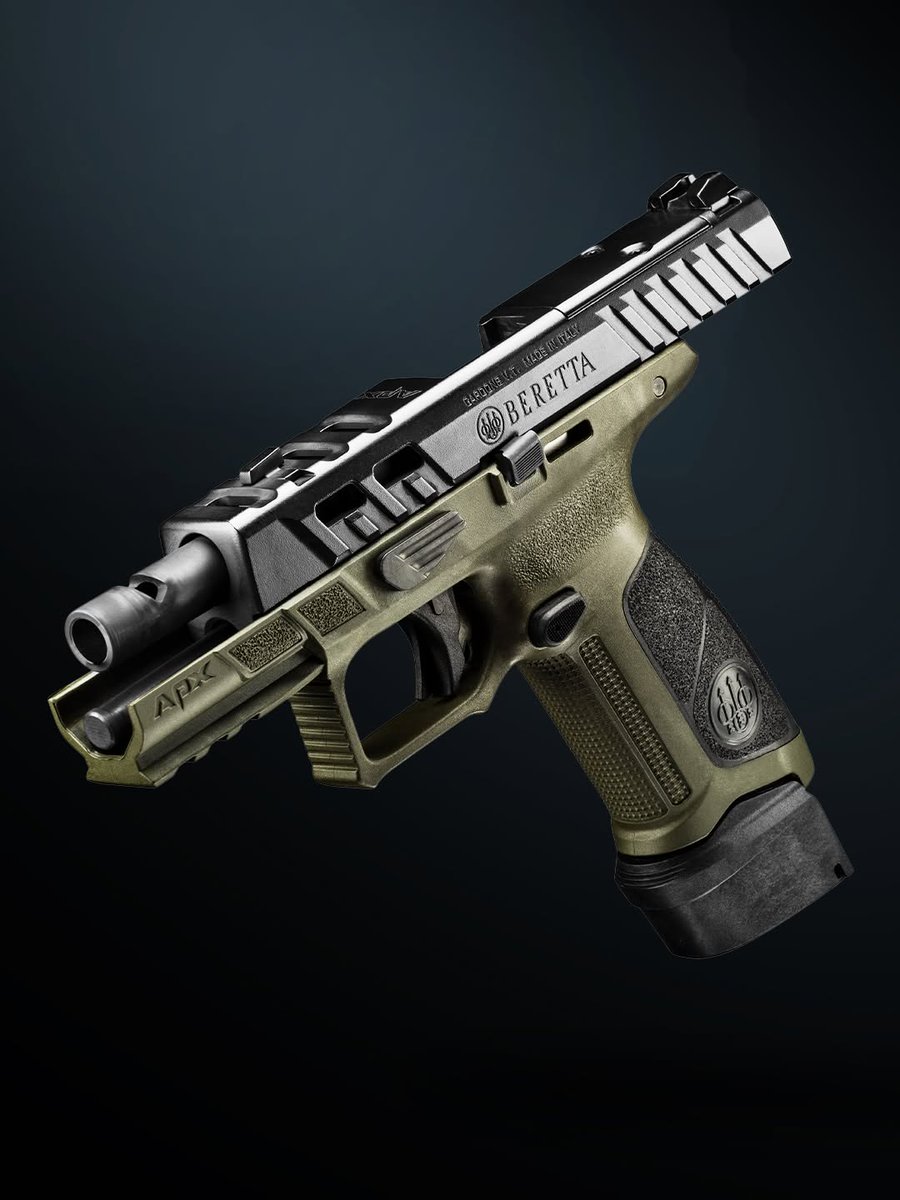 grabagun's tweet photo. For shooters who demand a quicker follow-up shot. The @Beretta_USA APX A1 now comes ported straight from the factory 🔥 Shop yours at GrabAGun today! 
https://t.co/eJjOlzISv7 https://t.co/uIxhBkJCB7
