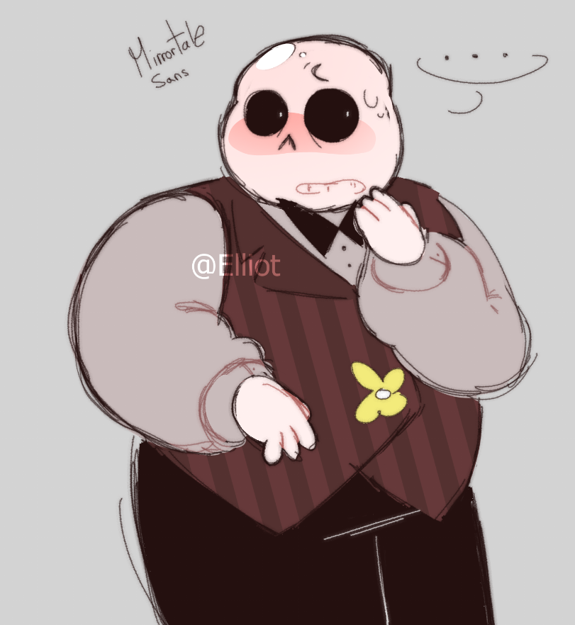 ELLl0T__'s tweet photo. i dont really know what to draw anymore so i just drew mirror tale sans #mirrortale https://t.co/NyQn2u9I4r
