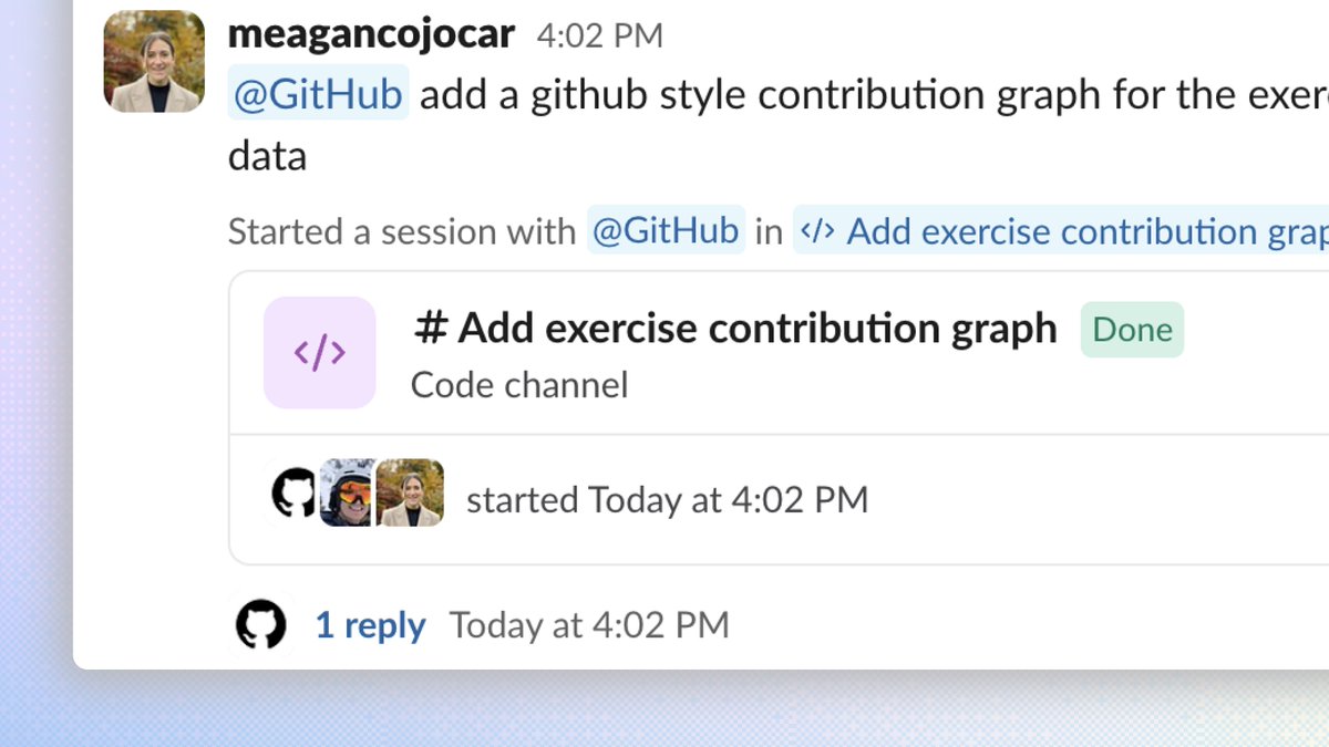 GitHub Copilot Slack integration