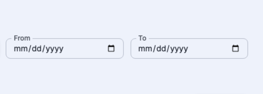 joeczubiak's tweet photo. Updated two date range inputs with a single dropdown control. Feels so much nicer #webdev #ui https://t.co/r7vfxckZph