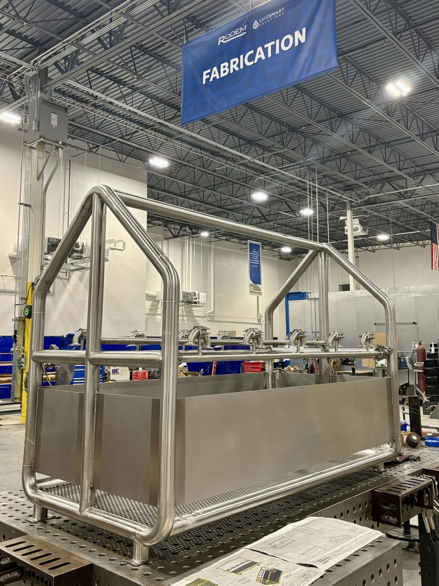 RodemProcess's tweet photo. Before fabrication and installation, our design and engineering team work through layout, flow, and sanitary requirements specific to your process, so issues get caught on paper.

Learn More: https://t.co/lfhmSjhq5o

#ProcessDesign #SanitaryEngineering https://t.co/rJMAolHtQn