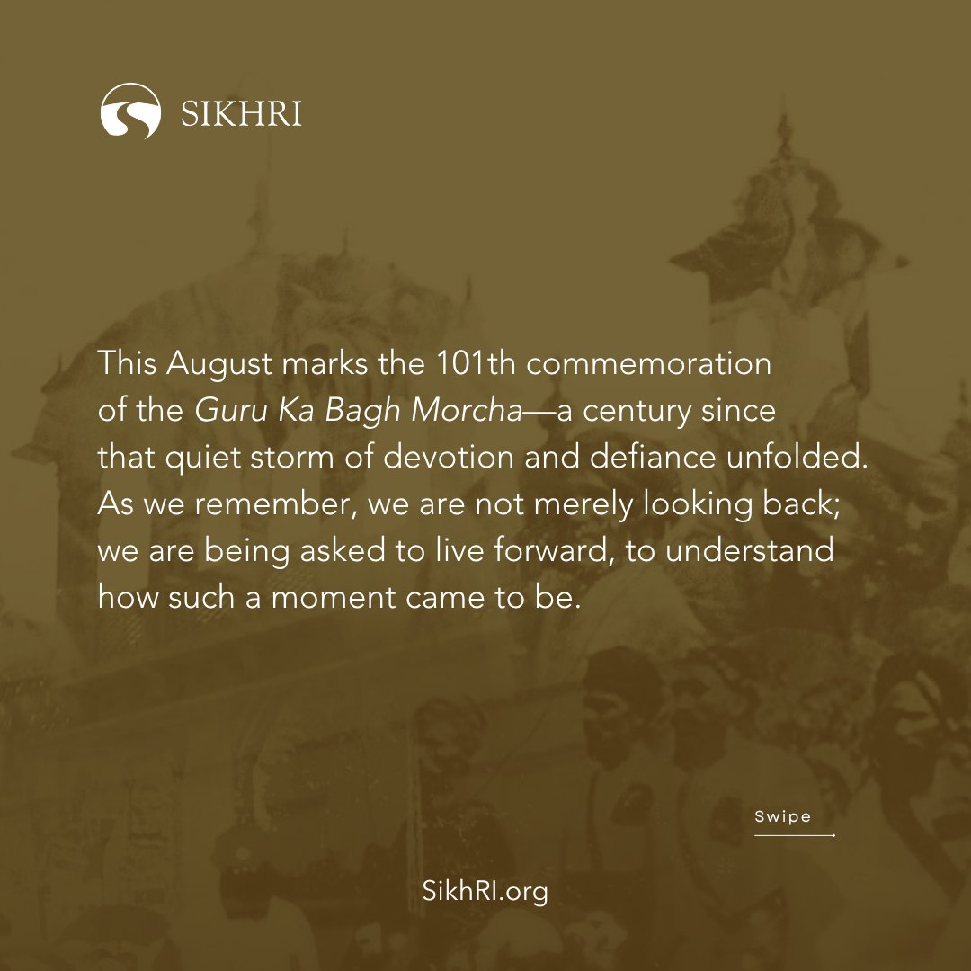 SikhRI's tweet photo. There are moments in history when silence becomes a roar. When bowed heads become symbols of strength. When prayer becomes resistance.

#WeeklyInspiration #Sikhi #Wisdom #GuruKaBaghMorcha #Strength #Resistance #Sabad https://t.co/YYIT8GOzLn