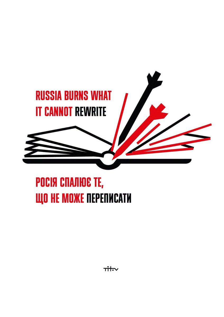 Ania_In_UA's tweet photo. 60 000 books destroyed by Russia just today.
Ukrainian publishers would greatly appreciate our support. 
Pick any prominent Ukrainian publisher and chances are they've been affected.
Get a book from them. 🇺🇦 📚 https://t.co/UVgcwglhTL